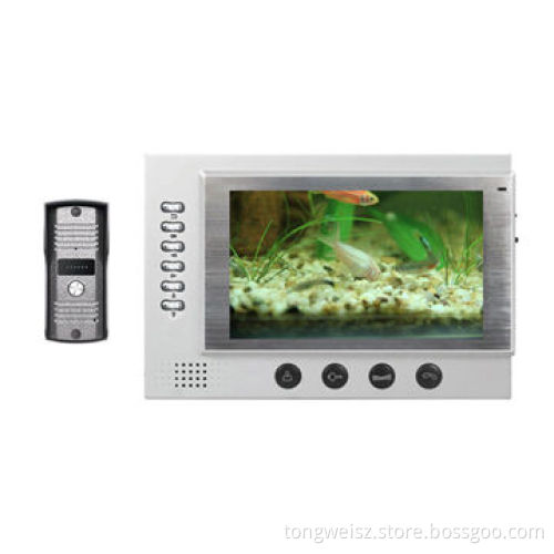 Wired Video Intercom System with Recording Function